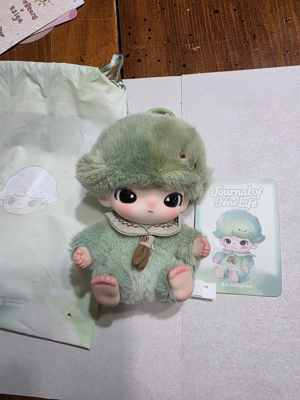 Dimoo Journal Of New Life Plush Pendant
